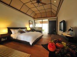 Beach Villa living example - The luxurious garden villas offer everything you need for a restful and relaxing stay.