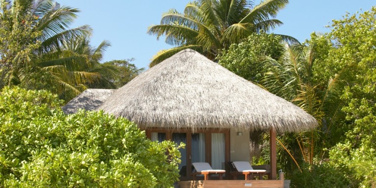 Deluxe Beach Villa - Exterior of a beach villa with lots of privacy.
