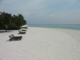 Der Strand auf Vakarufalhi ist wunderschön und erfüllt beste Ansprüche.