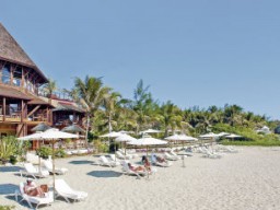 Beach zone - At the beach area, there are enough umbrellas and beach chairs for all guests available.