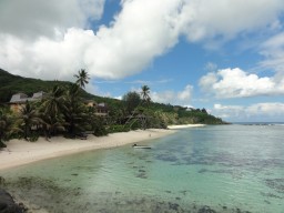 Anse Forbans - Strandbereich beim Hotel