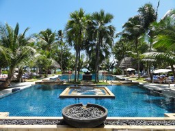 Pool area - Gorgeous pool area with a inviting bar.