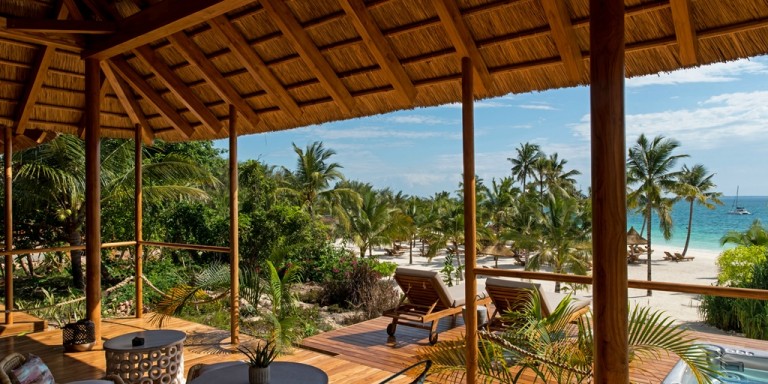 ZURI ZANZIBAR - Wunderschöner Ausblick von einem Ocean Bungalow.