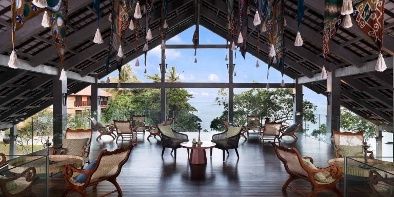 Anantara Kalutara Resort - Uper deck of the reception hall