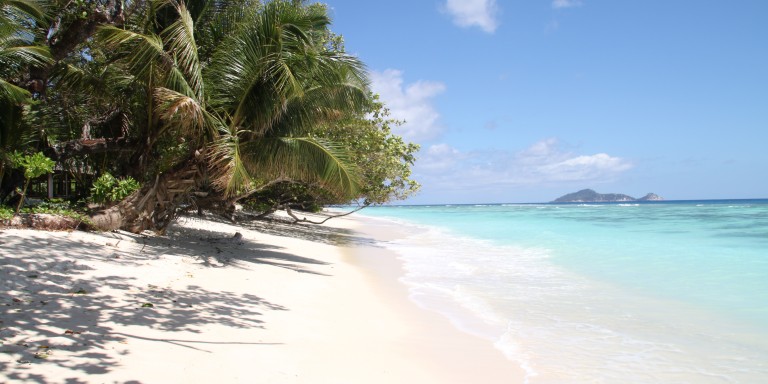 Silhouette Island - Herrlicher Strand auf Silhouette Island.